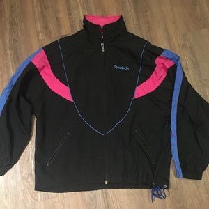 Vintage Reebok Color-block Windbreaker